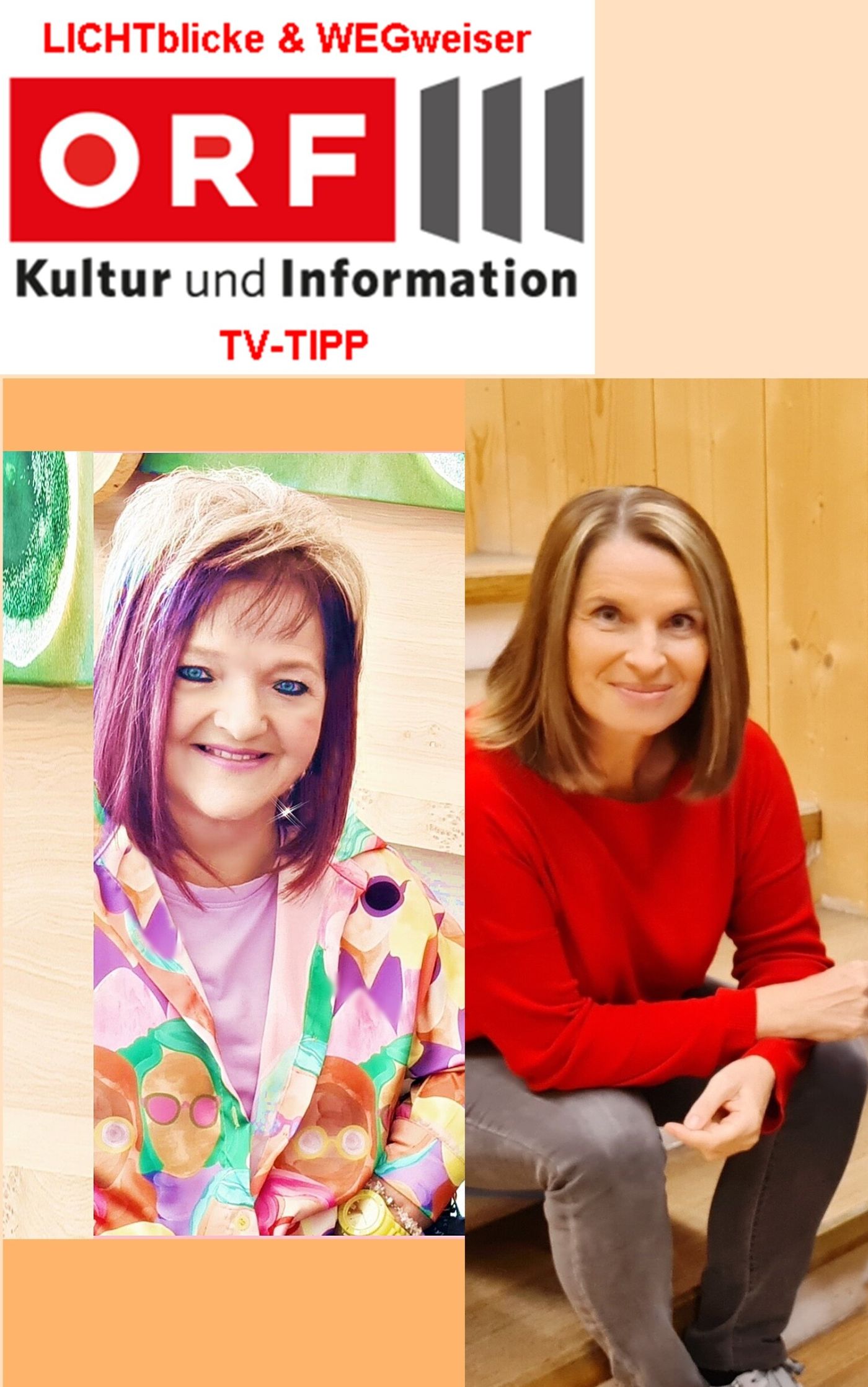 RollOn-Obfrau Marianne Hengl mit ORF Moderatorin Barbara Stöckl