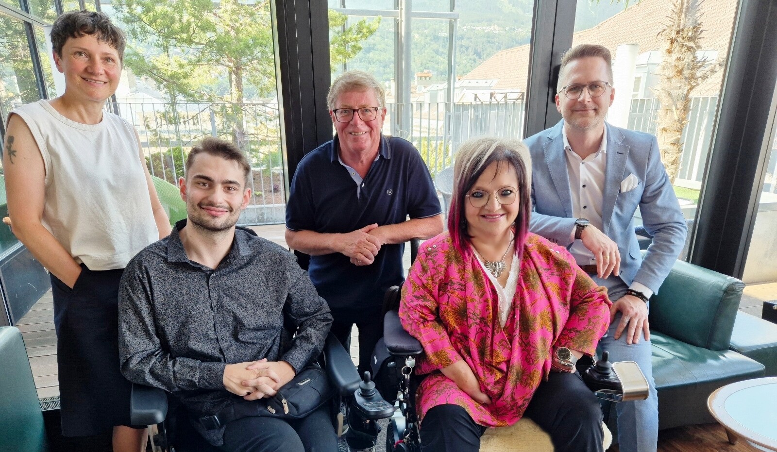 Kristin Vavtar, Dominik Wurzer, Hans Wiedemair, Marianne Hengl und Jurij Pfauser