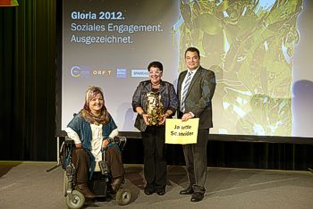 Marianne Hengl, Janette Schneider, Hans Unterdorfer (von links)