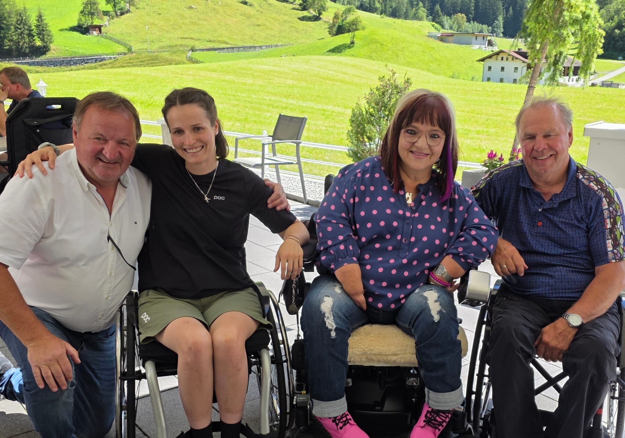 Charly Hafele, Jelena Jehle, Marianne Hengl und Alois Praschberger