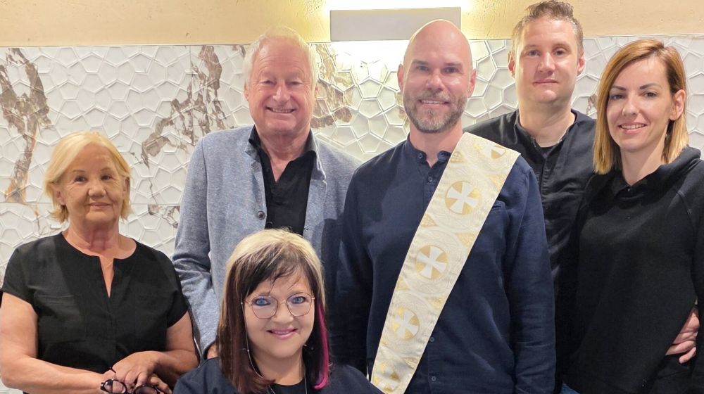 Familie Soyer, Diakon Patrick Gleffe und Marianne Hengl