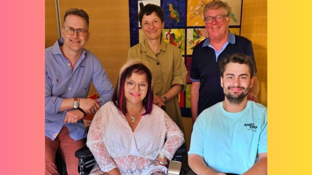 Marianne Hengl, Dominik Wurzer, Jurij Pfauser, Kristin Vavtar und Johann Wiedemair