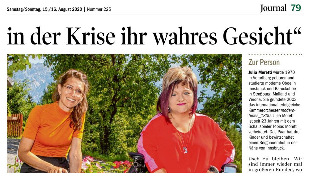 Menschen zeigen in der Krise ihr wahres Gesicht