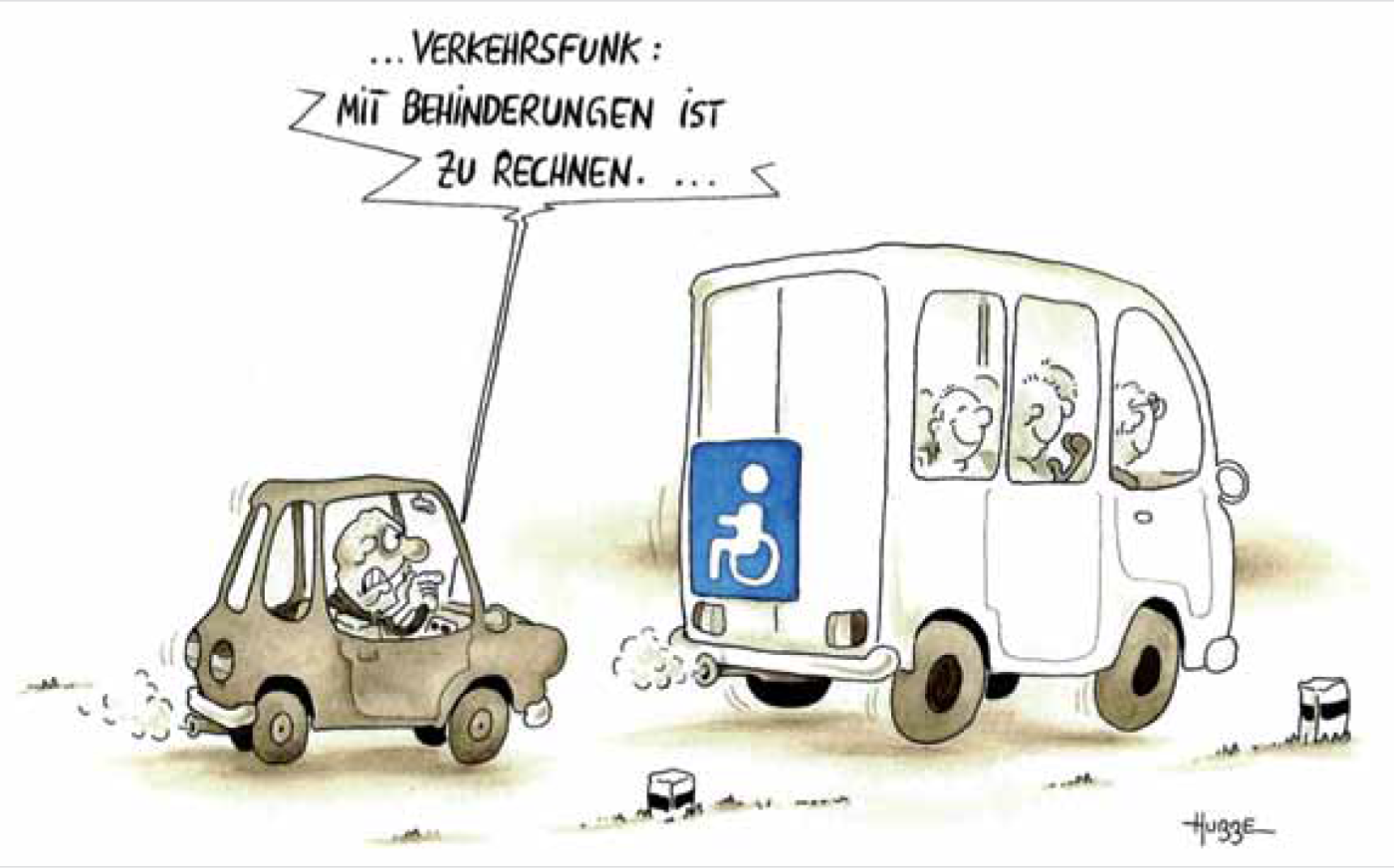 Mit Behinderungen ist zu rechnen