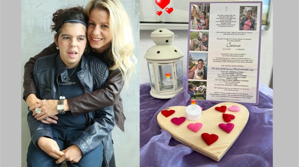 Carina - ein Glückskind auf Erden und jetzt im Himmel