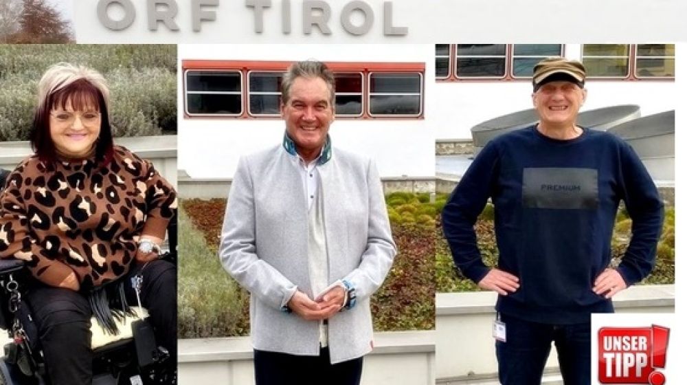 Georg Schärmer zu Gast bei Marianne Hengl und Rainer Perle in der ORF Radio Tirol Sendung "Stehaufmenschen"