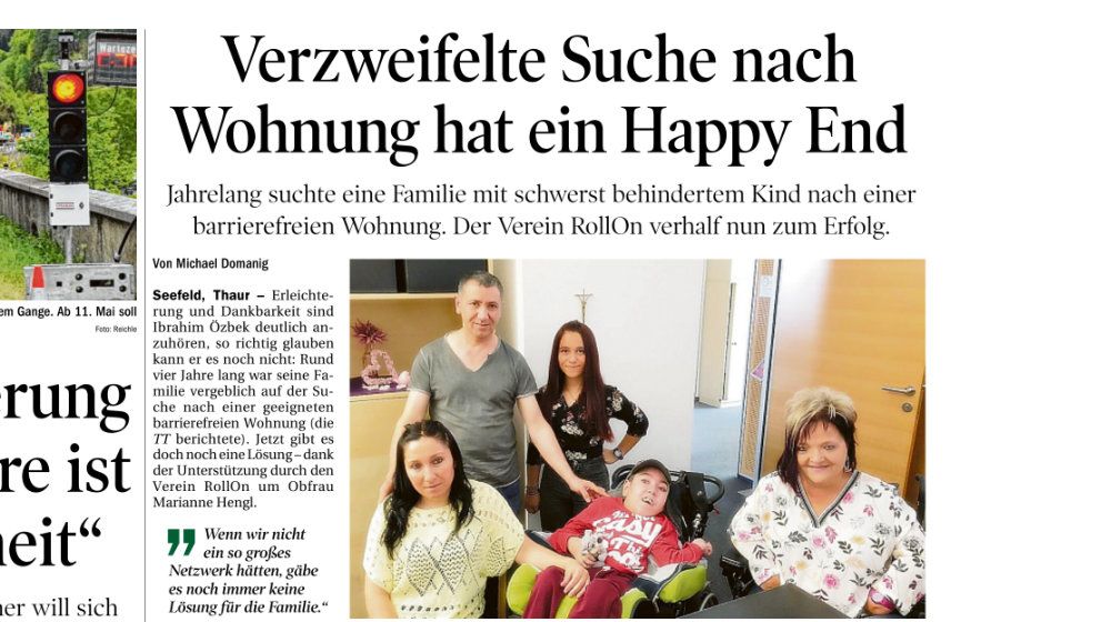 Verzweifelte Suche nach Wohnung hat ein Happy End