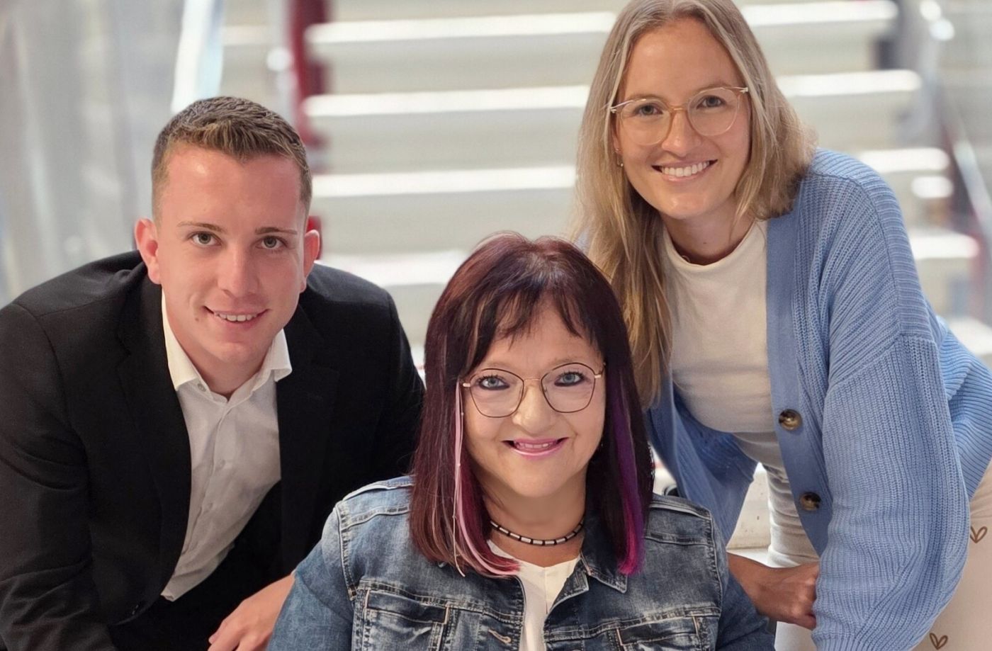 Sebastian Sarg, Marianne Hengl und Diana Foidl
