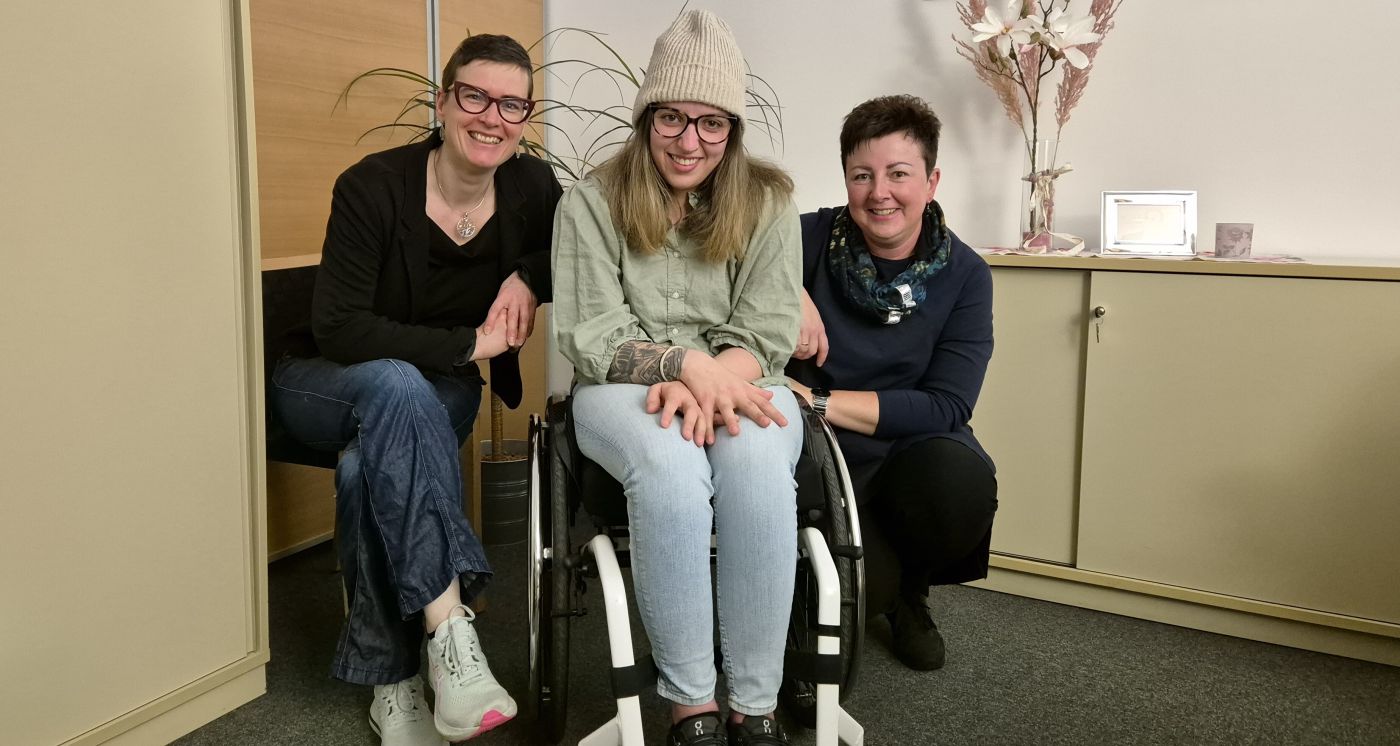 Karin Ammer, Lea Frischmann und Alexandra Struc