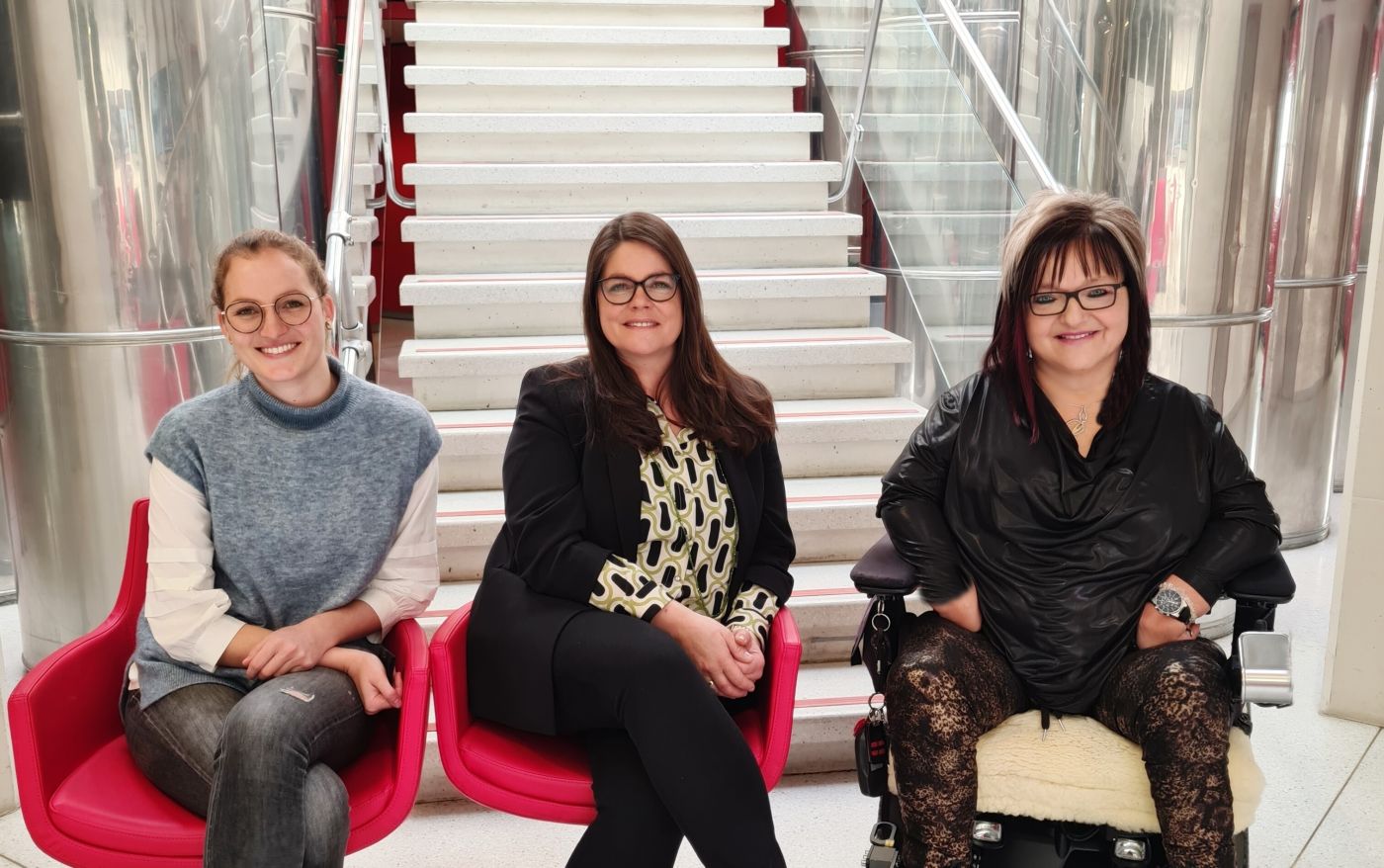 Diana Foidl, Huberta Kunkel und Marianne Hengl