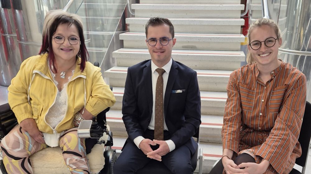 Alois Egger ist Gast von Marianne Hengl und Diana Foidl in „Stehaufmenschen“